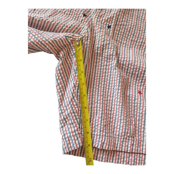 Tommy Hilfiger Stars & Stripes 9" Shorts Cotton Seersucker, Size 40 Mens - Picture 11 of 11